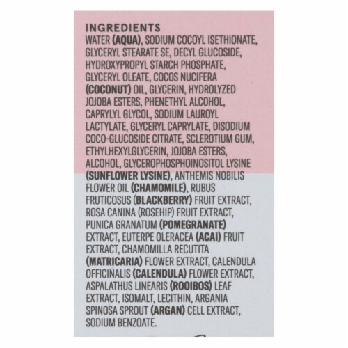 Acure - Sensitive Facial Cleanser - Peony Extract and Sunflower Amino Acids - 4 FL oz. Perspective: back