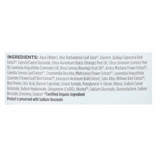 Avalon Organics Wrinkle Therapy with CoQ10 and Rosehip Perfecting Toner - 8 fl oz Perspective: back