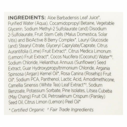 Andalou Naturals - Shower Gel Citrus Snflwer - 8.5 FZ Perspective: back