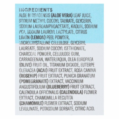 Acure - Charcoal Lemonade Facial Scrub - Incredibly Clear - 4 fl oz. Perspective: back