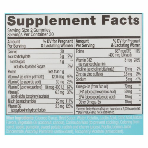 Olly - Prenatl Vitamin Folic Acd Cit - 1 Each - 60 CT Perspective: back
