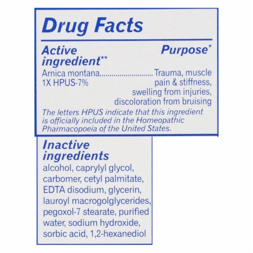 Boiron - Arnica Cream - 2.5 oz. Perspective: back