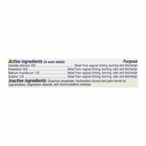 Azo Yeast Plus - 60 Tablets Perspective: back