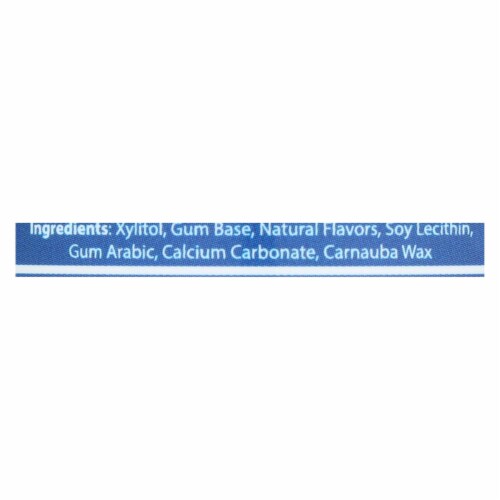 Epic Dental - Xylitol Gum - Peppermint - 50 Count Perspective: back