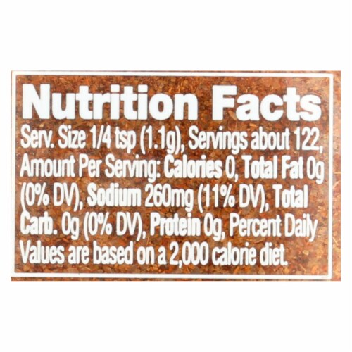 Simply Organic All Seasons Salt - Organic - 4.73 oz Perspective: back