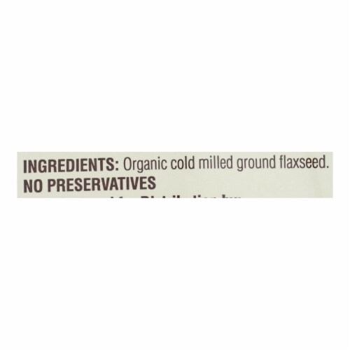 Spectrum Essentials Flaxseed - Organic - Ground - Premium - 24 oz. Perspective: back
