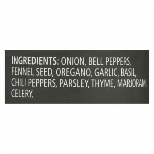 Frontier Herb Pizza Seasoning Blend - 1.04 oz. Perspective: back