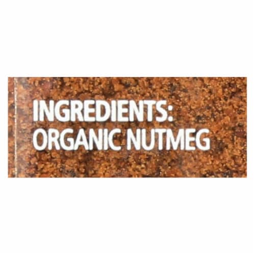 Simply Organic Nutmeg - Organic - Ground - 2.3 oz Perspective: back