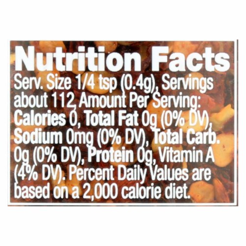 Simply Organic Crushed Red Pepper - Organic - 1.59 oz Perspective: back