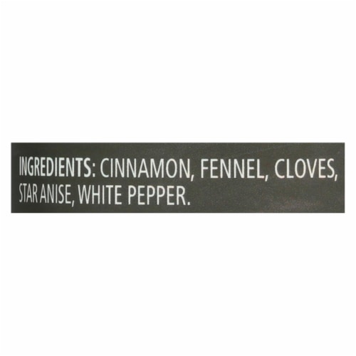 Frontier Herb Chinese Five Spice Seasoning - 1.92 oz. Perspective: back