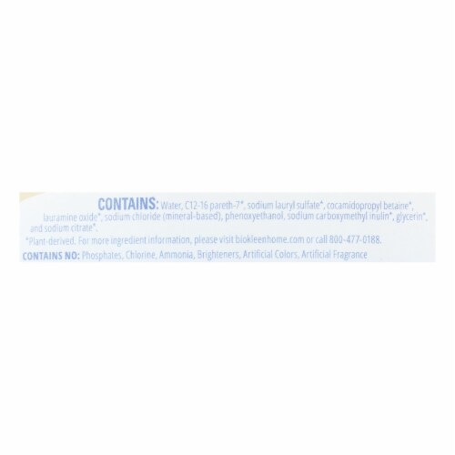 Biokleen Laundry Liquid - Free and Clear - 64 oz. Perspective: back