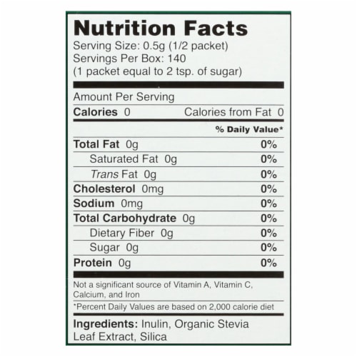 Sweet Leaf - 70 Packets Perspective: back
