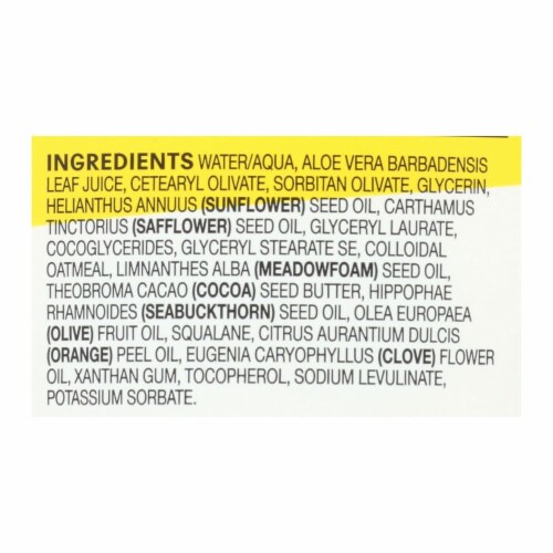 Acure - Lotion - Brightening Glow Moisture - Sweet Orange and Oatmeal - 8 fl oz. Perspective: back
