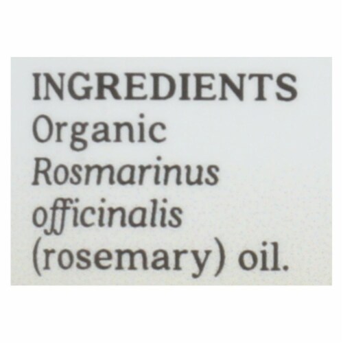 Aura Cacia - Organic Essential Oil - Rosemary - .25 oz Perspective: back