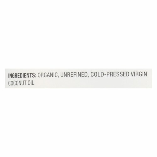 Nutiva Virgin Coconut Oil Organic - 54 fl oz. Perspective: back