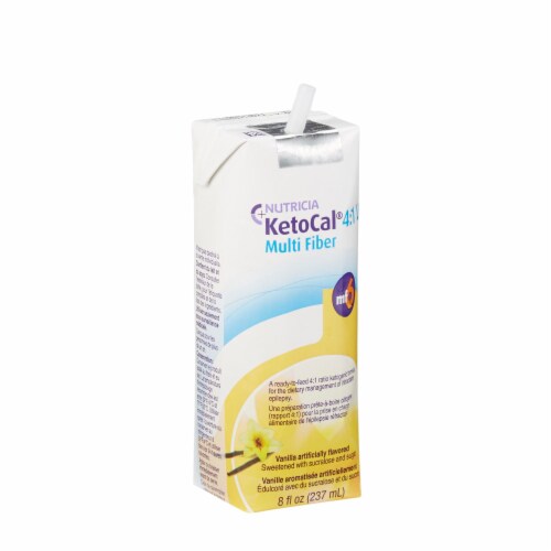 Nutricia KetoCal® Vanilla Multi Fiber Formula Perspective: back