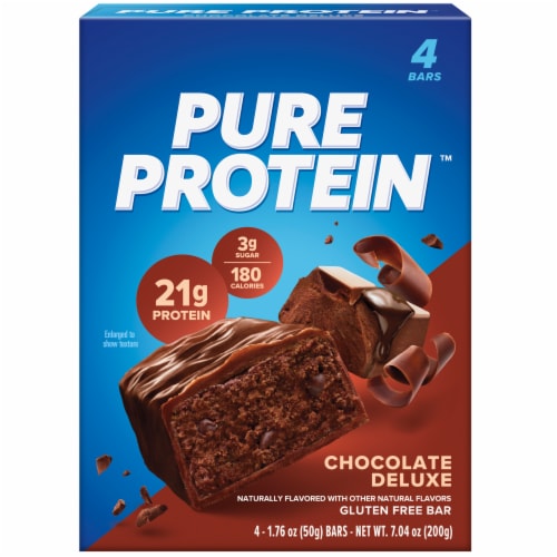 Pure Protein™ Chocolate Deluxe Protein Bar Perspective: back