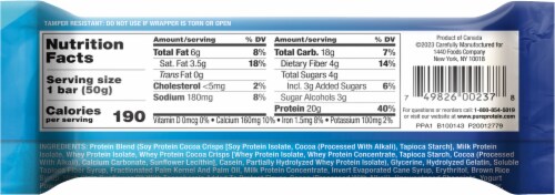 Pure Protein® Cookies & Cream Bar Perspective: back