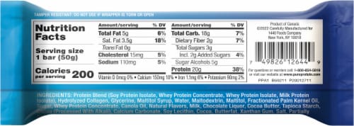 Pure Protein® Chocolate Chip Protein Bars Perspective: back
