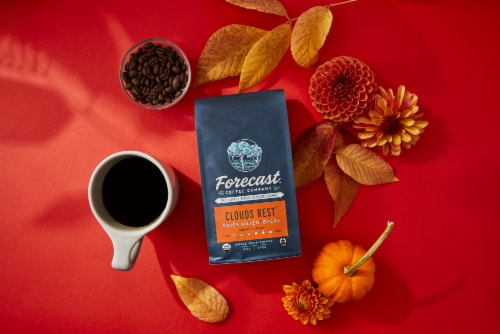 Forecast™ Decaf Clouds Rest Medium Roast Organic Whole Bean Coffee Perspective: back