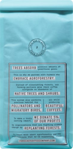 Forecast Cloudberry Organic Whole Bean Coffee Perspective: back