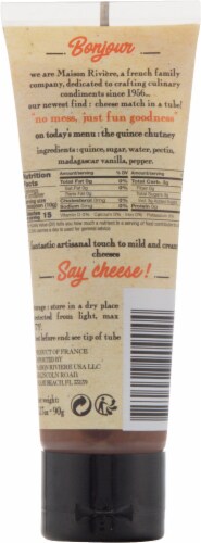 Maison Riviere The Quince Chutney Squeeze On Cheese Perspective: back