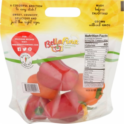 Bailey Farms® Bella Fina® Bell Peppers Perspective: back