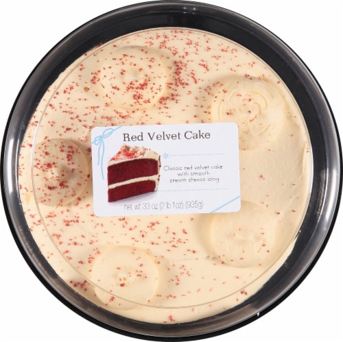 Rich's Red Velvet Double Layer Cake Perspective: back
