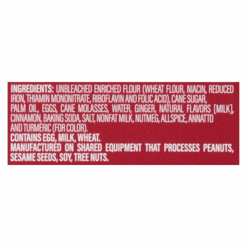 Deweys Bakery - Cookie Thins Gingerbread - Case of 6-9 OZ Perspective: back