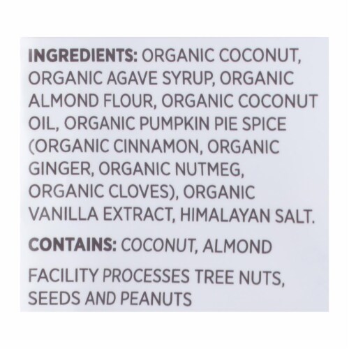 Emmy's Organics - Cookies Pumpkin Spice - Case of 8 - 6 OZ Perspective: back