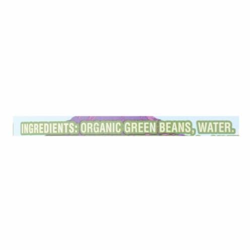 Green Valley Organics - Green Beans French Style - Case of 12-14.25 OZ Perspective: back