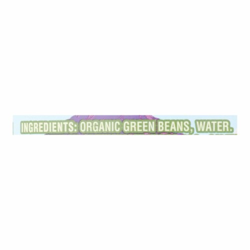 Green Valley Organics - Green Beans French Style - Case of 12-14.25 OZ Perspective: back