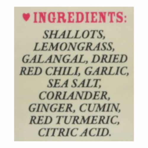 Mike's Organic Curry Love - Curry paste Organic Yellow Thai - Case of 6-4.23 OZ Perspective: back