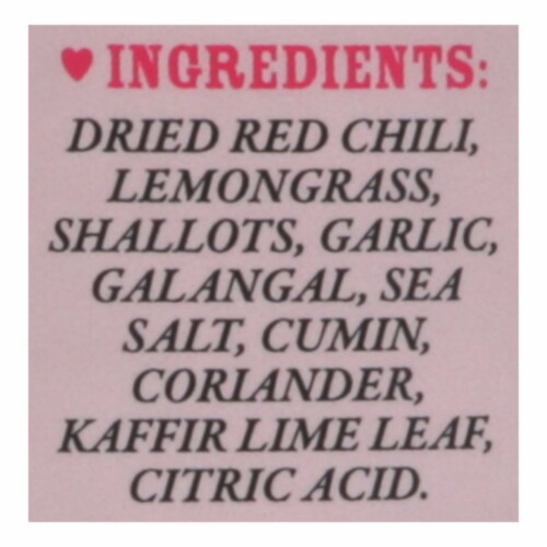 Mike's Organic Curry Love - Curry paste Organic Red Thai Mld - Case of 6-4.23 OZ Perspective: back