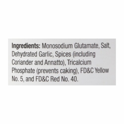 Badia Spices Sazon - Case of 6 - 7 OZ Perspective: back