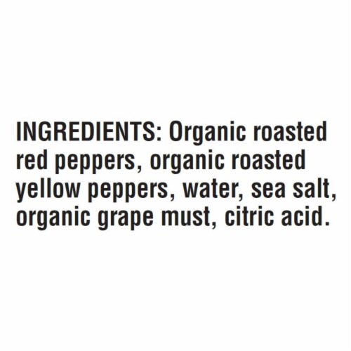 Mediterranean Organic Organic Fire Roasted Red & Yellow Peppers - Case of 12 - 16 OZ Perspective: back