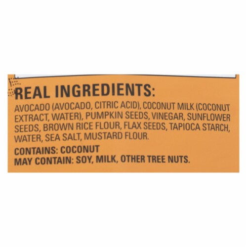 Hippie Snacks - Avocado Crsps Sea Salt - Case of 8-2.5 OZ Perspective: back