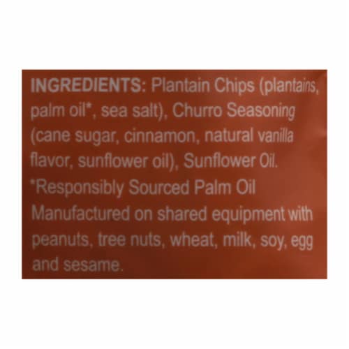 Sunridge Farms - Chips Churro Plantain - Case of 12-12 OZ Perspective: back