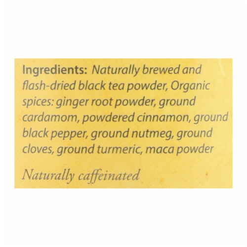 Blue Lotus - Masala Chai Golden - Case of 6 - 3 OZ Perspective: back