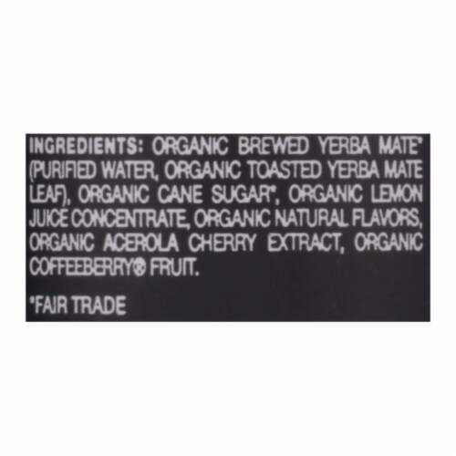 Steaz - Yerba Mate Gold Mate - Case of 12-16 FZ Perspective: back