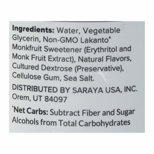 Lakanto - Simple Syrup Fr Vanilla - Case of 8 - 16.5 OZ Perspective: back