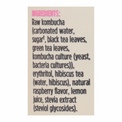 Remedy - Kombucha Raspberry Lemonad - Case of 12-11 FZ Perspective: back