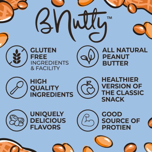 B Nutty Gourmet Gluten Free, Natural Peanut Butter Perspective: back