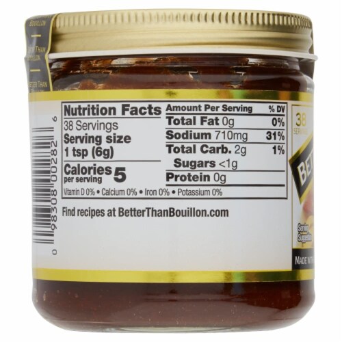 Better Than Bouillon Base Concentrate Perspective: back