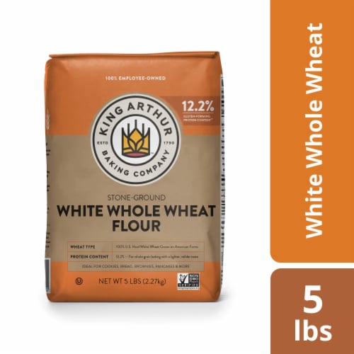 King Arthur Whole Wheat White Flour 5 Lb Perspective: back