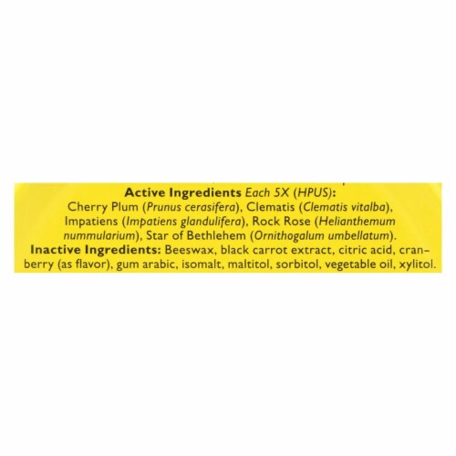 Bach Rescue Remedy Cranberry Pastilles - 50 Grm - Case Of 12 Perspective: back