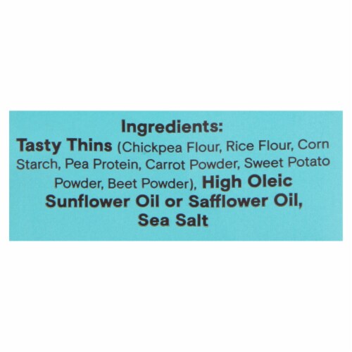Biena Llc - Tasty Thins Sea Salt - Case Of 12-4 Oz Perspective: back