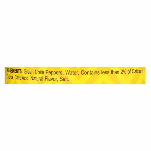 Hatch Chili Diced Hot Green Chilies - Diced Green Chiles - Case Of 24 - 4 Oz. Perspective: back