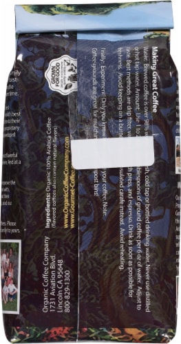 The Organic Coffee Co® Java Love Ground Coffee Perspective: back