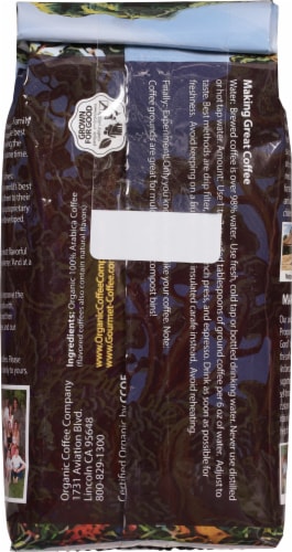 The Organic Coffee Co. Rainforest Blend Perspective: back